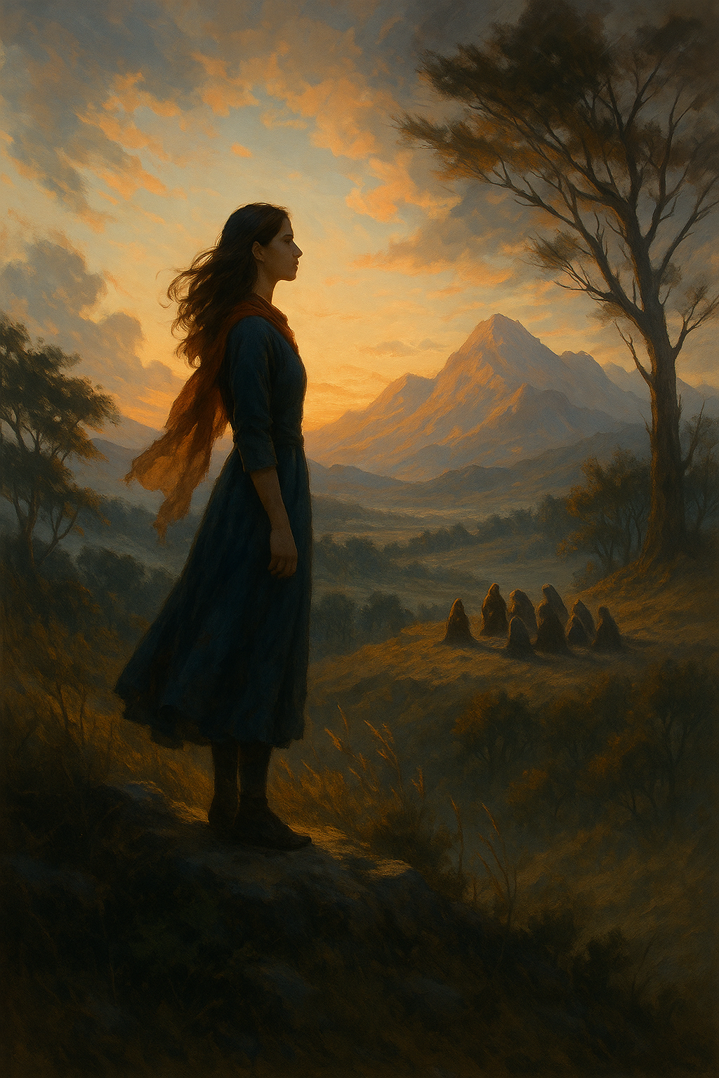 Being a Woman at the Foot of a Grave